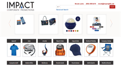 Desktop Screenshot of impactpromostore.com